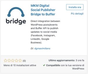 Social Buffer Bridge su wordpress.org Social Buffer Bridge su wordpress.org